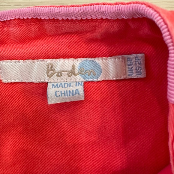 Boden Coral‎ Pink Canvas Dress Sleeveless Pockets Summer Mini US 2P Preppy Retro - Picture 5 of 9